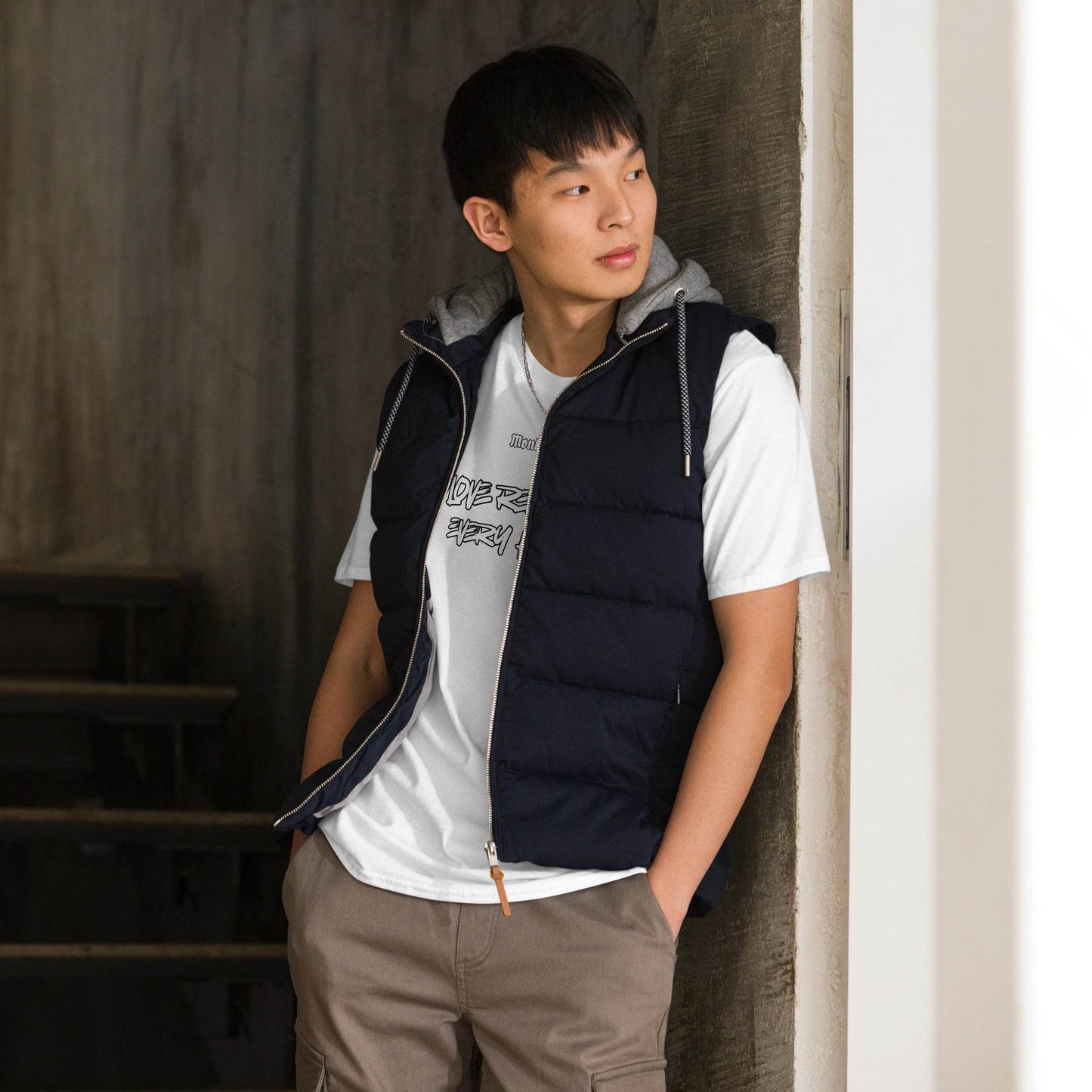 Unisex Short Sleeve 100% ring-spun cotton t-Shirt Text #1 front - Monk&Nun UnisexClothing
