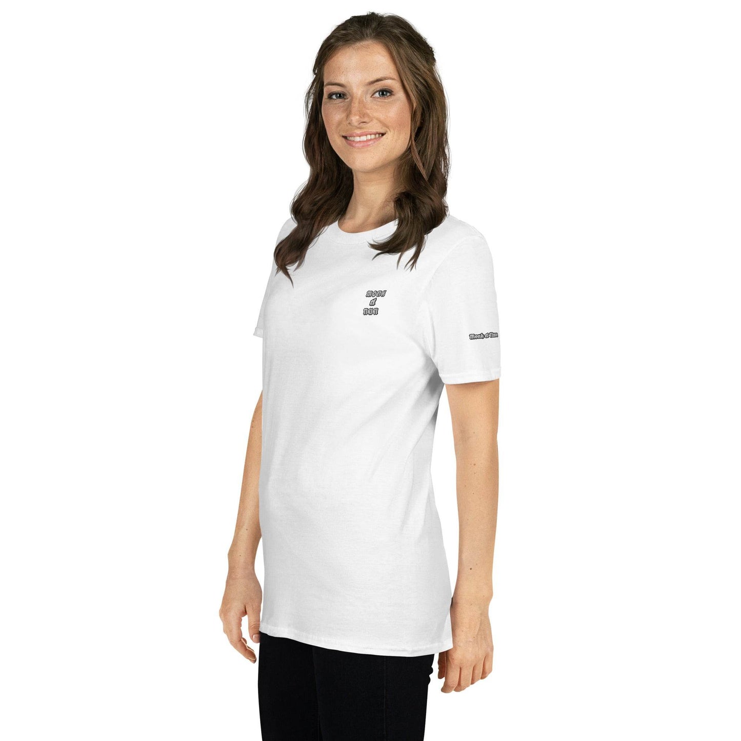 Unisex Short Sleeve 100% ring-spun cotton t-Shirt Always think positive - Monk&Nun UnisexClothing