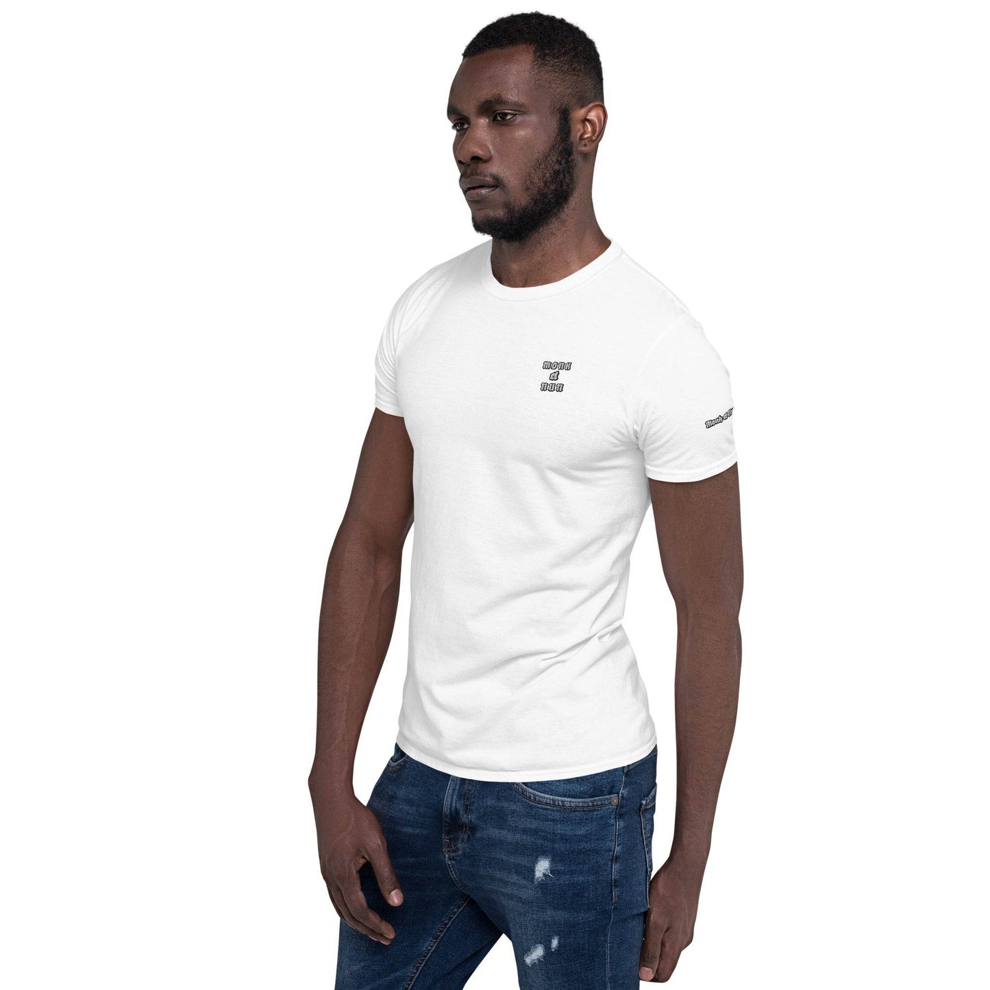 Unisex Short Sleeve 100% ring-spun cotton t-Shirt Always think positive - Monk&Nun UnisexClothing