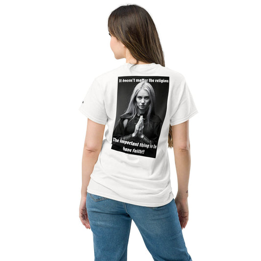 Unisex classic 100% cotton t-Shirt Design #3 - Monk&Nun UnisexClothing