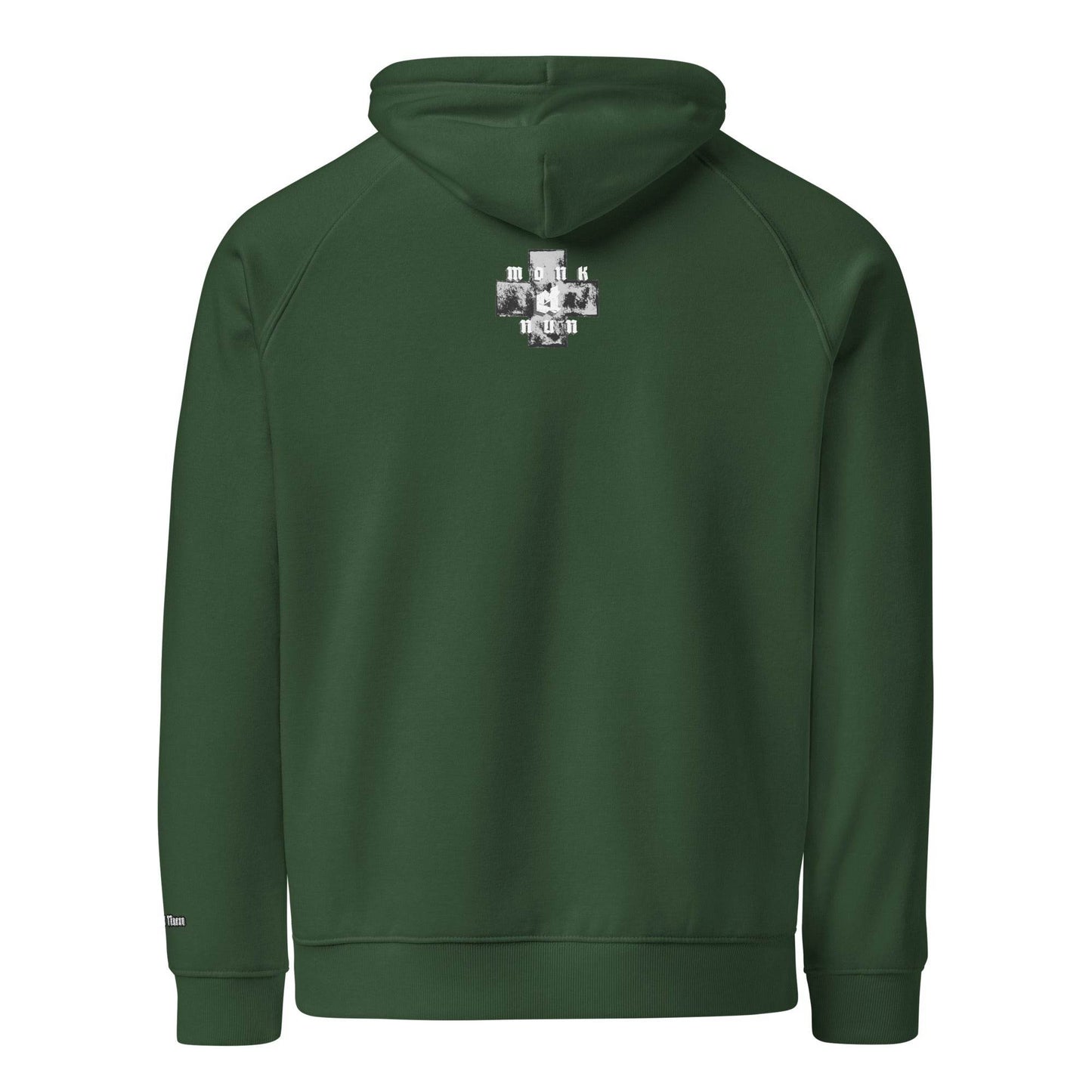 Unisex eco 100% organic cotton Warriors Hoodie Always think positive - Monk&Nun UnisexClothing