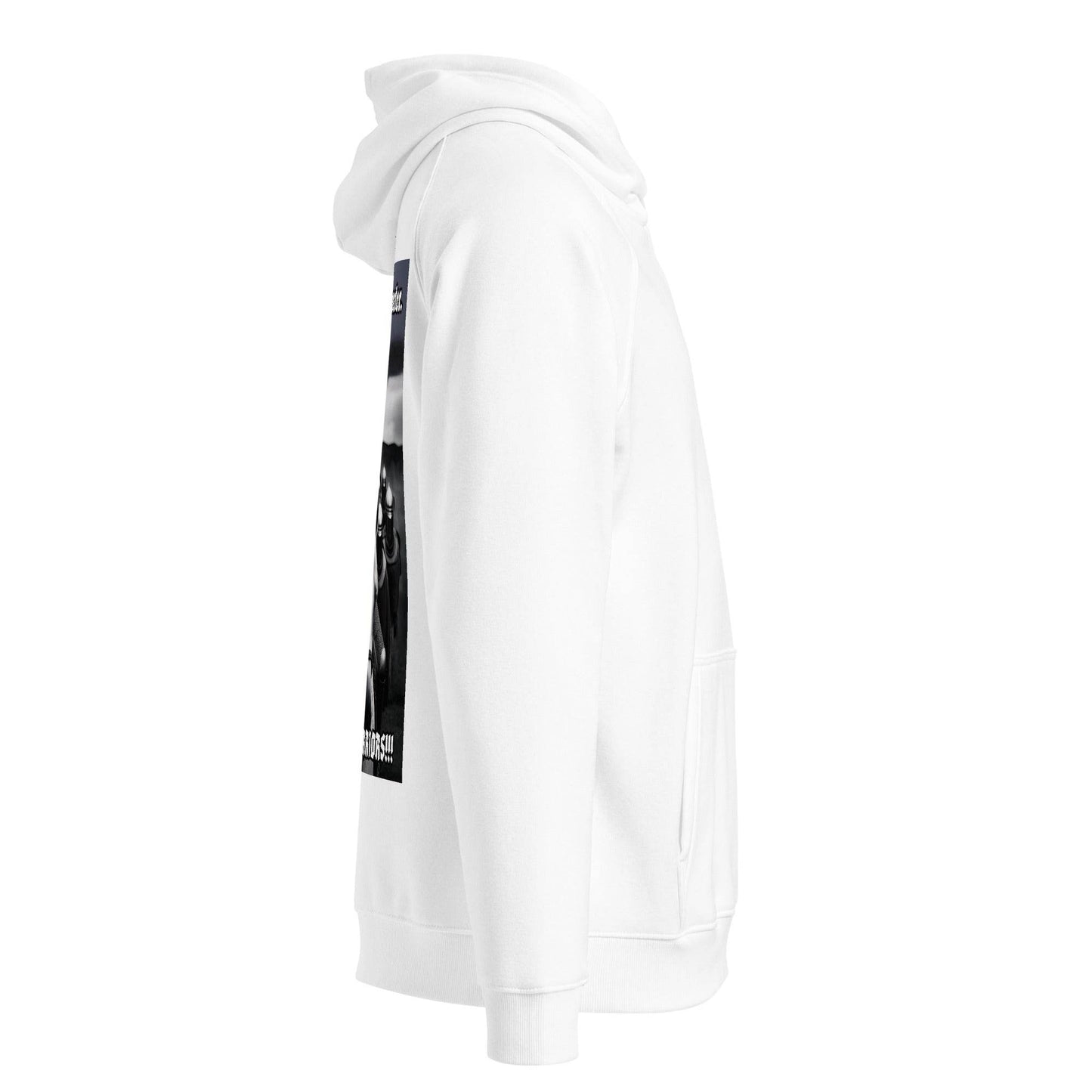 Unisex eco 100% organic cotton Warriors Hoodie Design #14 - Monk&Nun UnisexClothing