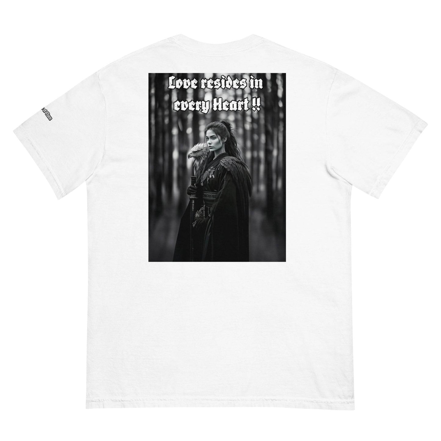 Unisex garment-dyed heavyweight 100% cotton t-shirt Design #1 - Monk&Nun UnisexClothing