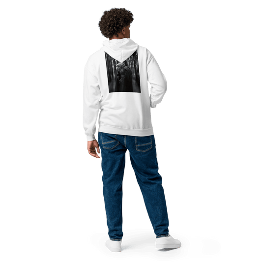 Unisex heavy 50% cotton blend zip Hoodie Design #1 - Monk&Nun UnisexClothing