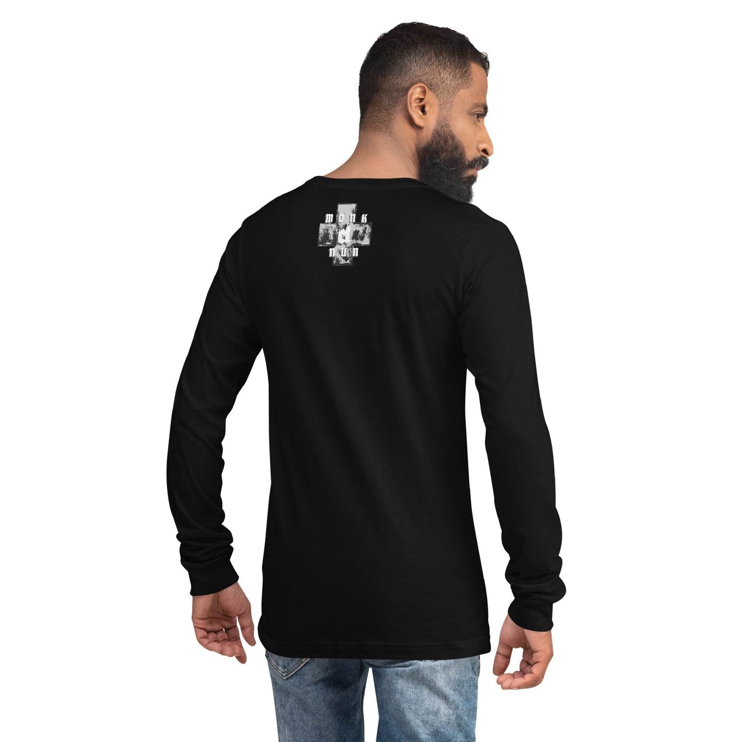 Unisex Long Sleeve 100% cotton Sweatshirt Always think positive - Monk&Nun UnisexClothing