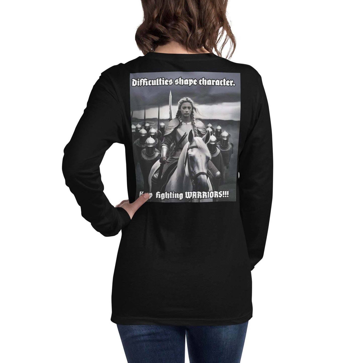 Unisex Long Sleeve 100% cotton Sweatshirt Design #14 - Monk&Nun UnisexClothing
