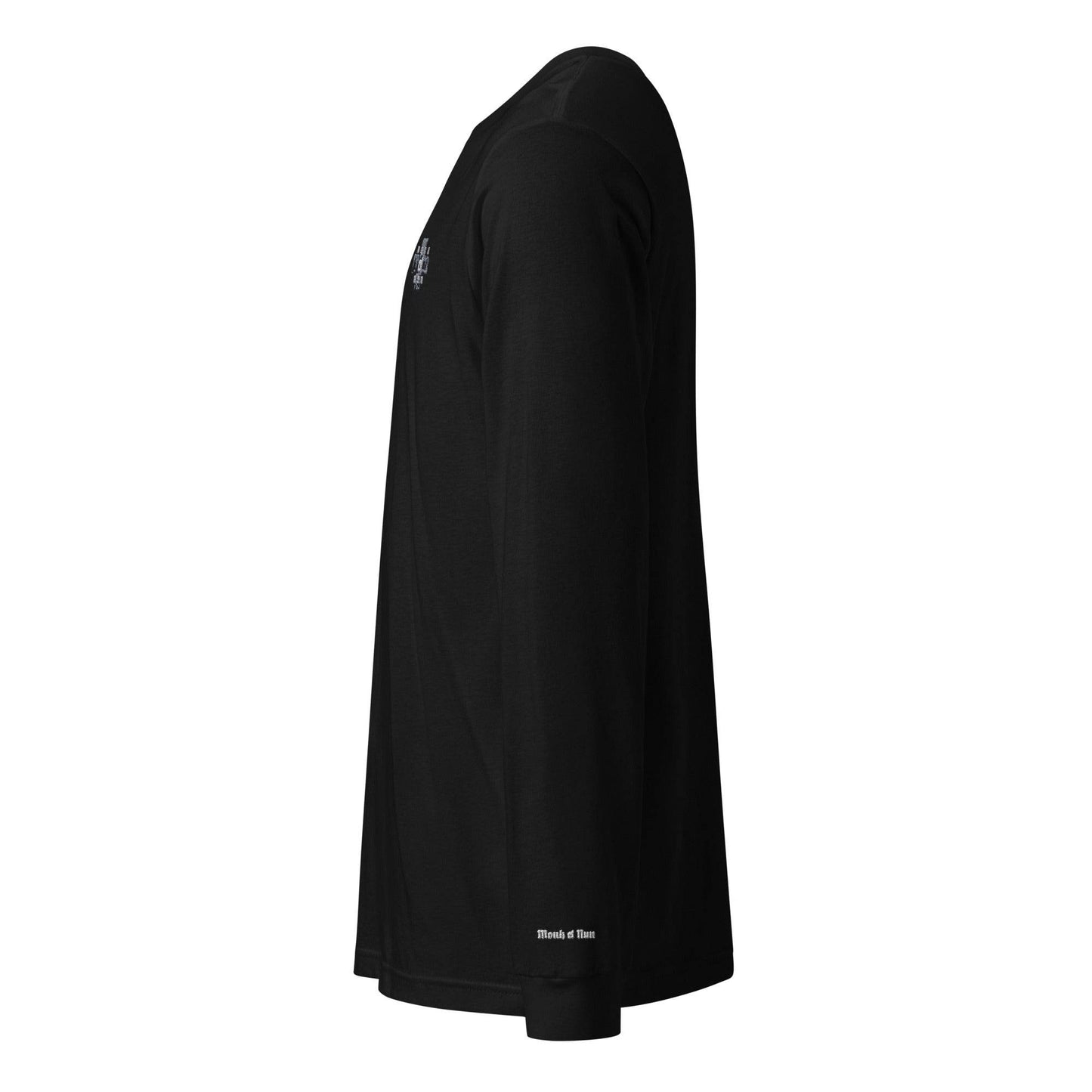 Unisex Long Sleeve 100% cotton Sweatshirt Always think positive front - Monk&Nun UnisexClothing