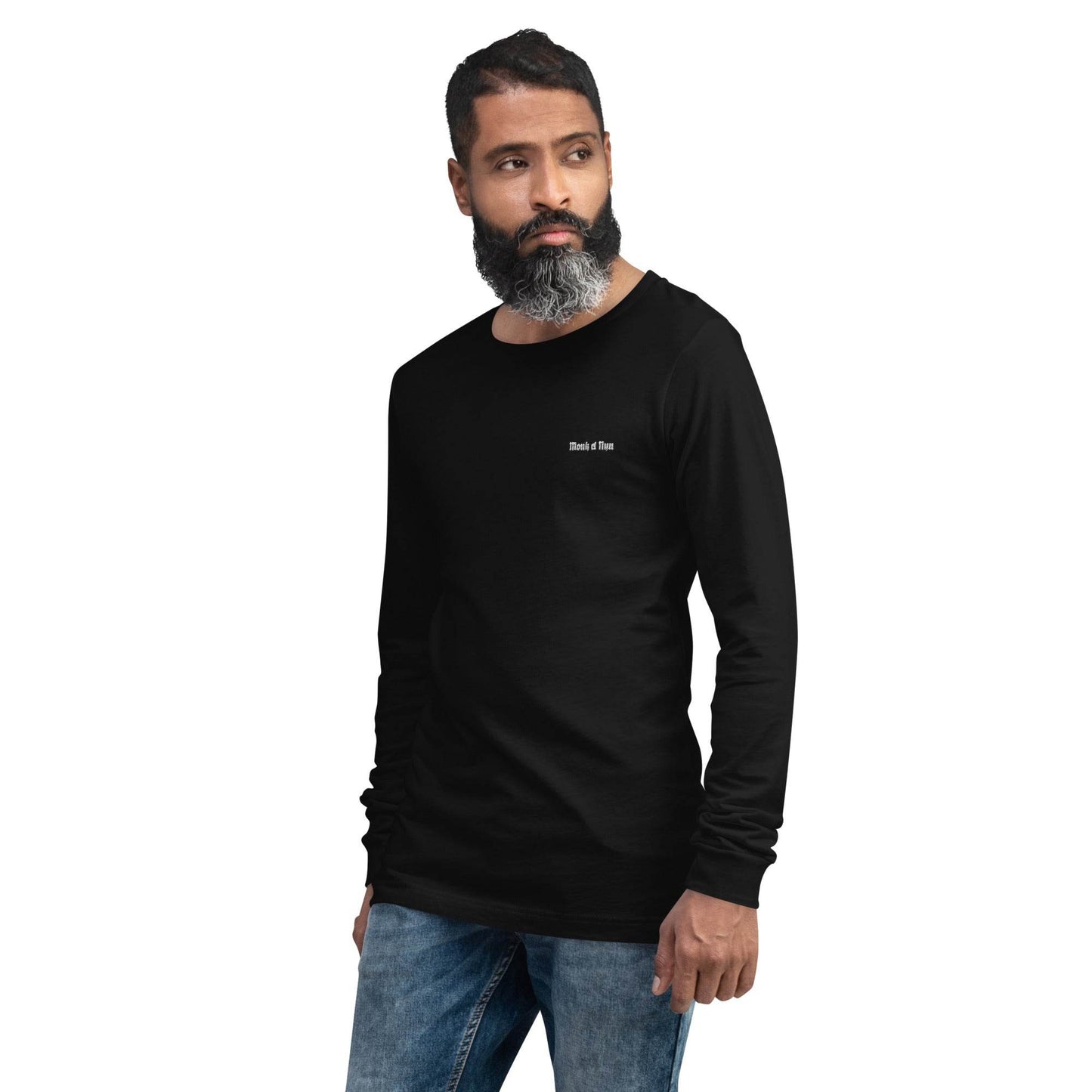 Unisex Long Sleeve 100% cotton Sweatshirt Always think positive - Monk&Nun UnisexClothing