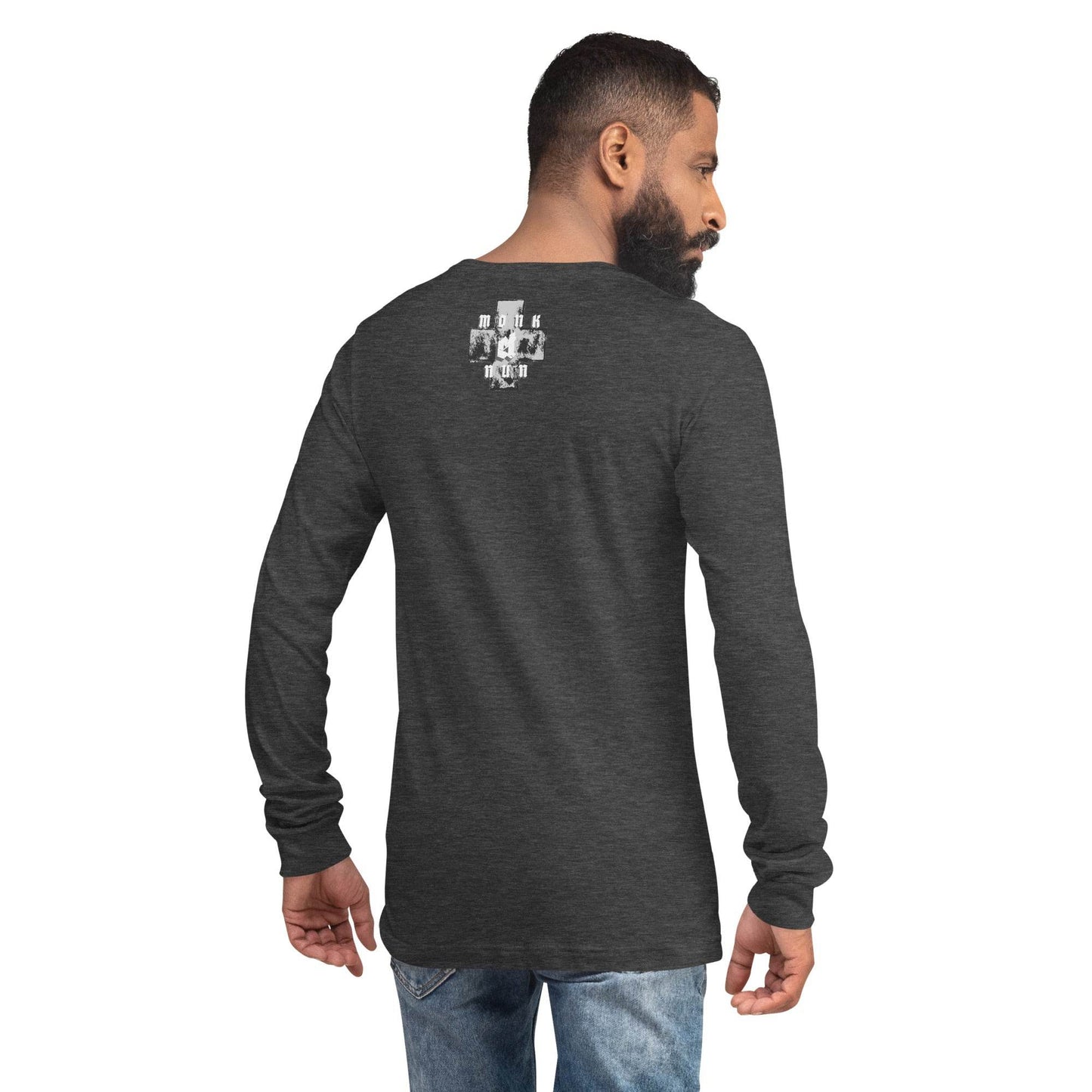 Unisex Long Sleeve 100% cotton Sweatshirt Always think positive - Monk&Nun UnisexClothing