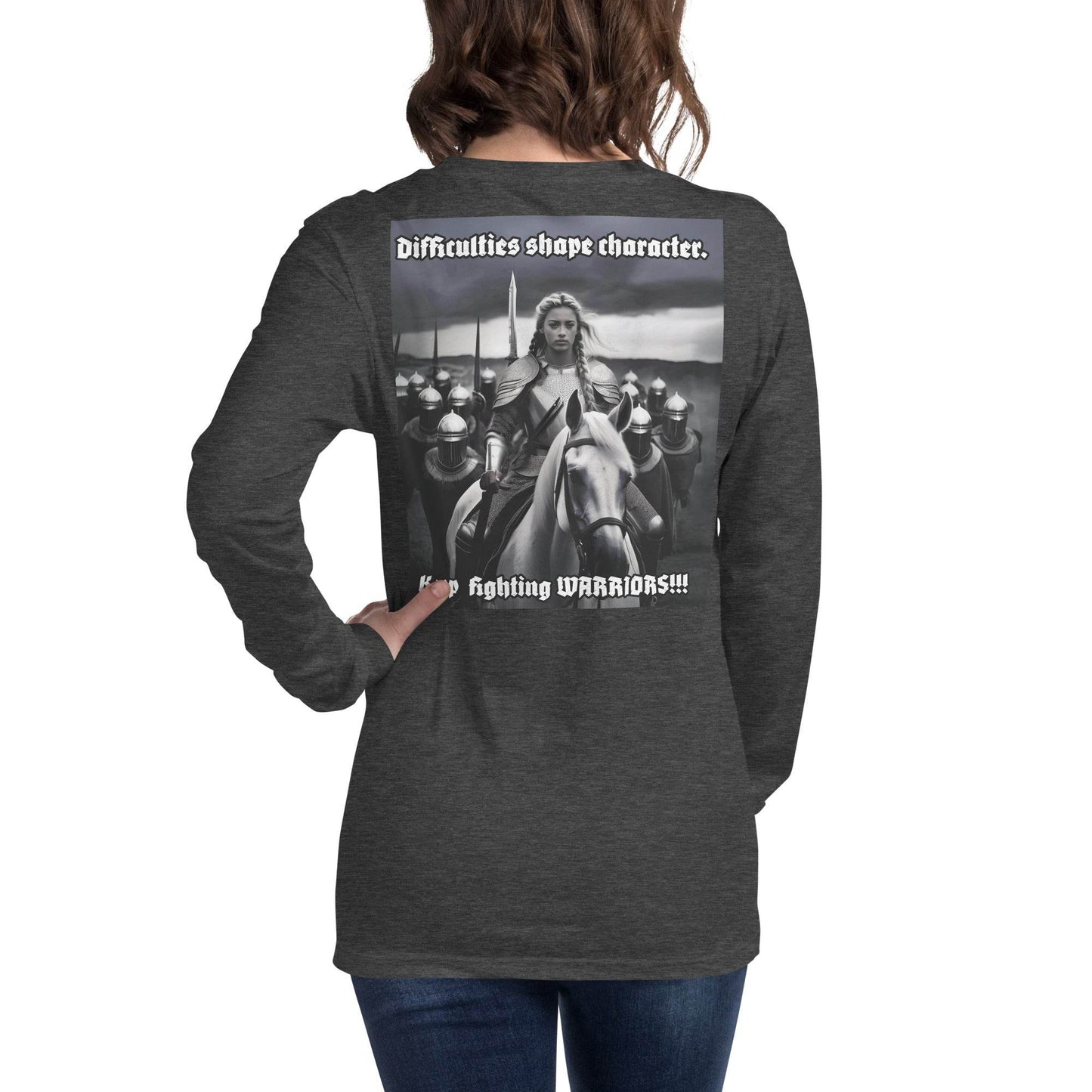 Unisex Long Sleeve 100% cotton Sweatshirt Design #14 - Monk&Nun UnisexClothing