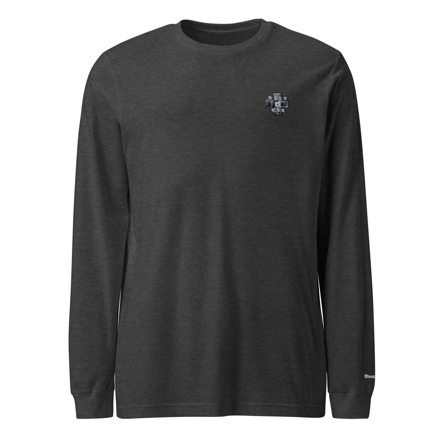 Unisex Long Sleeve 100% cotton Sweatshirt Always think positive front - Monk&Nun UnisexClothing
