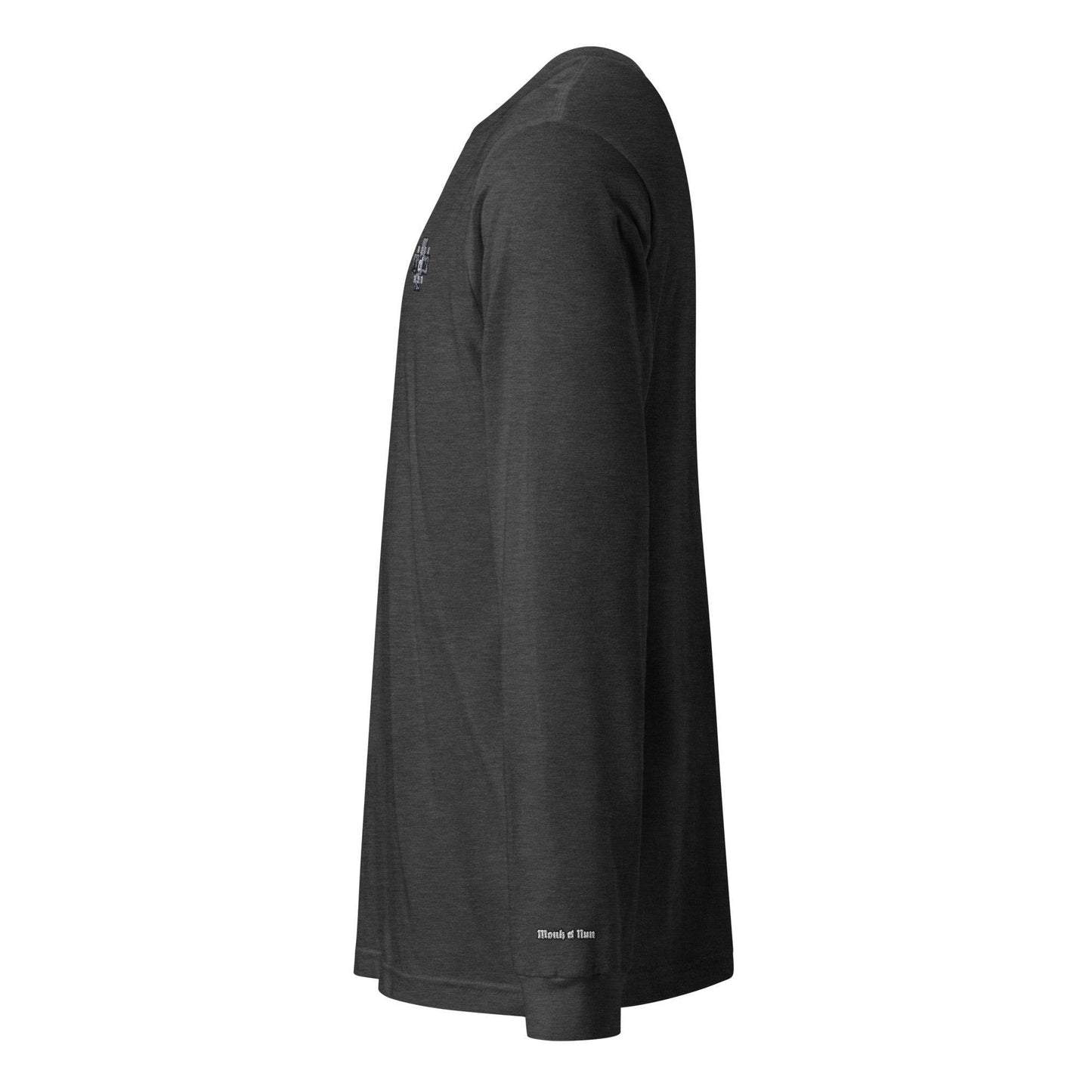 Unisex Long Sleeve 100% cotton Sweatshirt Always think positive front - Monk&Nun UnisexClothing