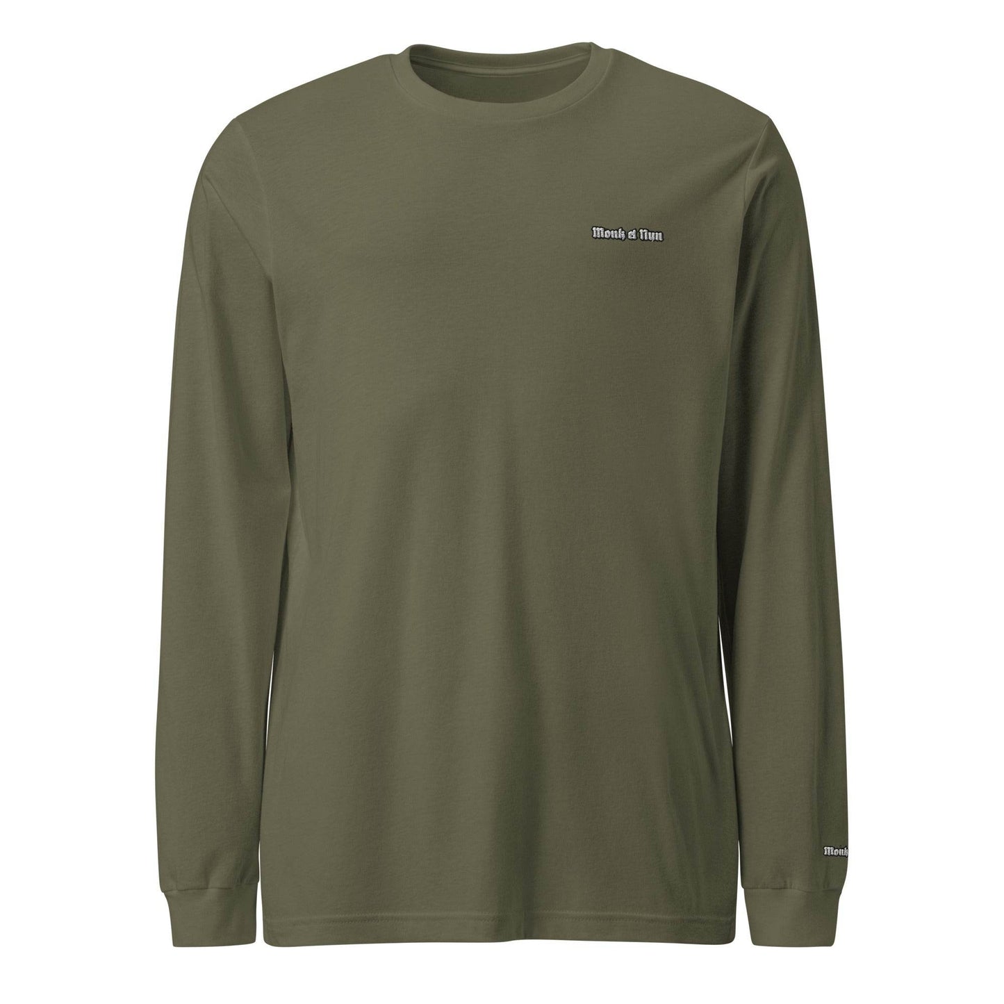 Unisex Long Sleeve 100% cotton Sweatshirt Always think positive - Monk&Nun UnisexClothing