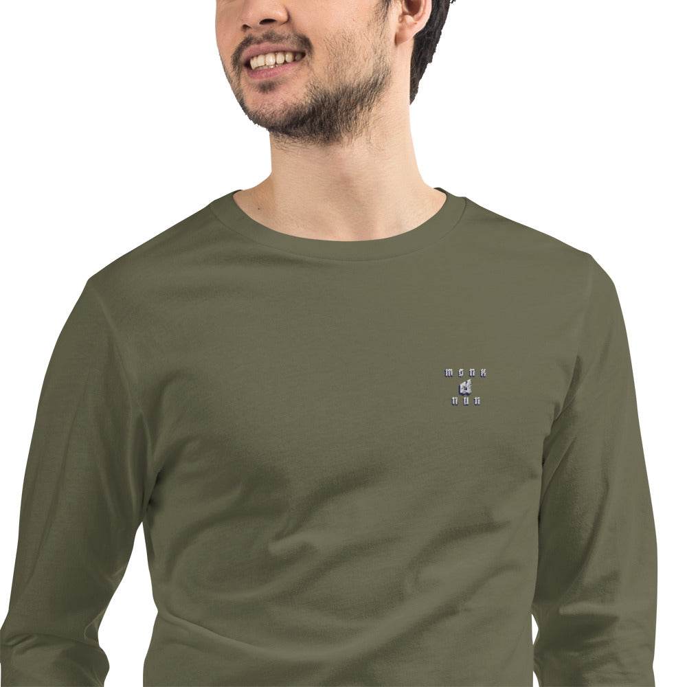 Unisex Long Sleeve 100% cotton Sweatshirt Design #14 - Monk&Nun UnisexClothing