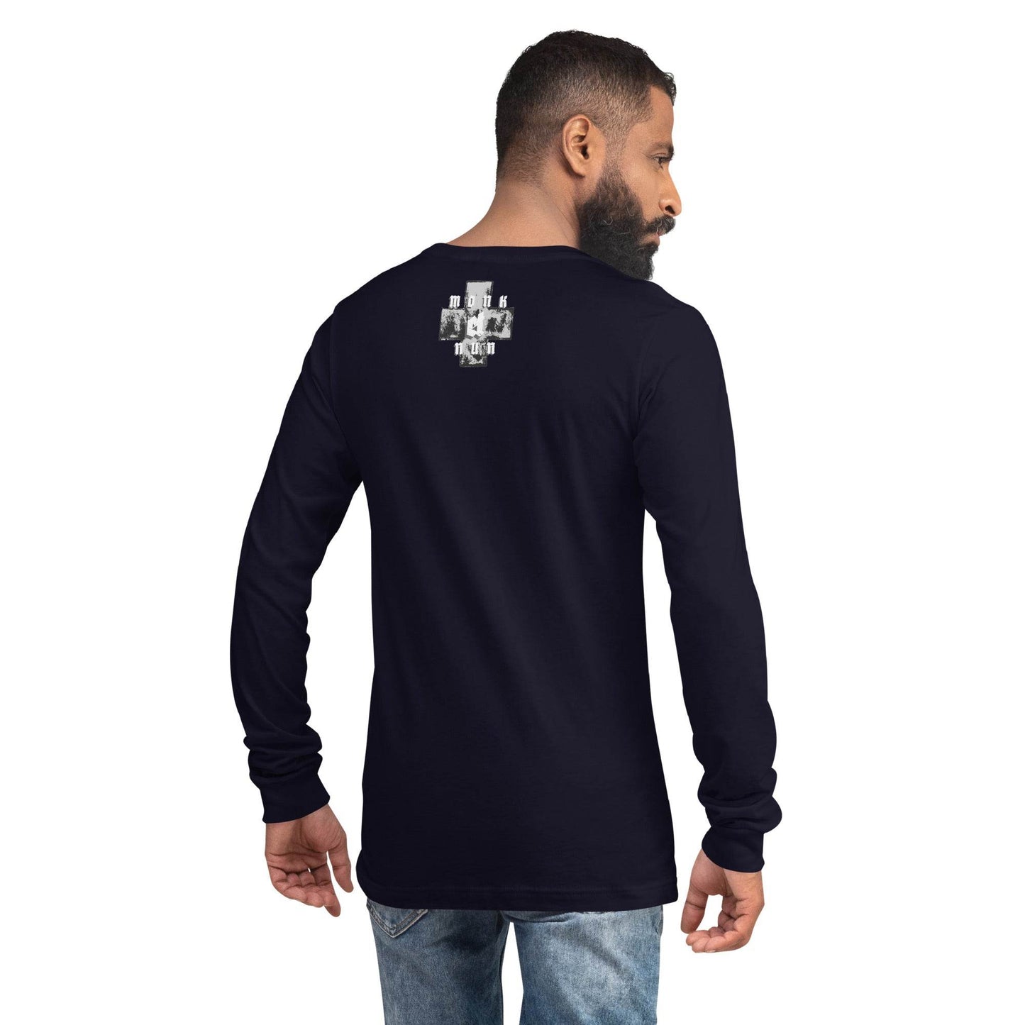 Unisex Long Sleeve 100% cotton Sweatshirt Always think positive - Monk&Nun UnisexClothing