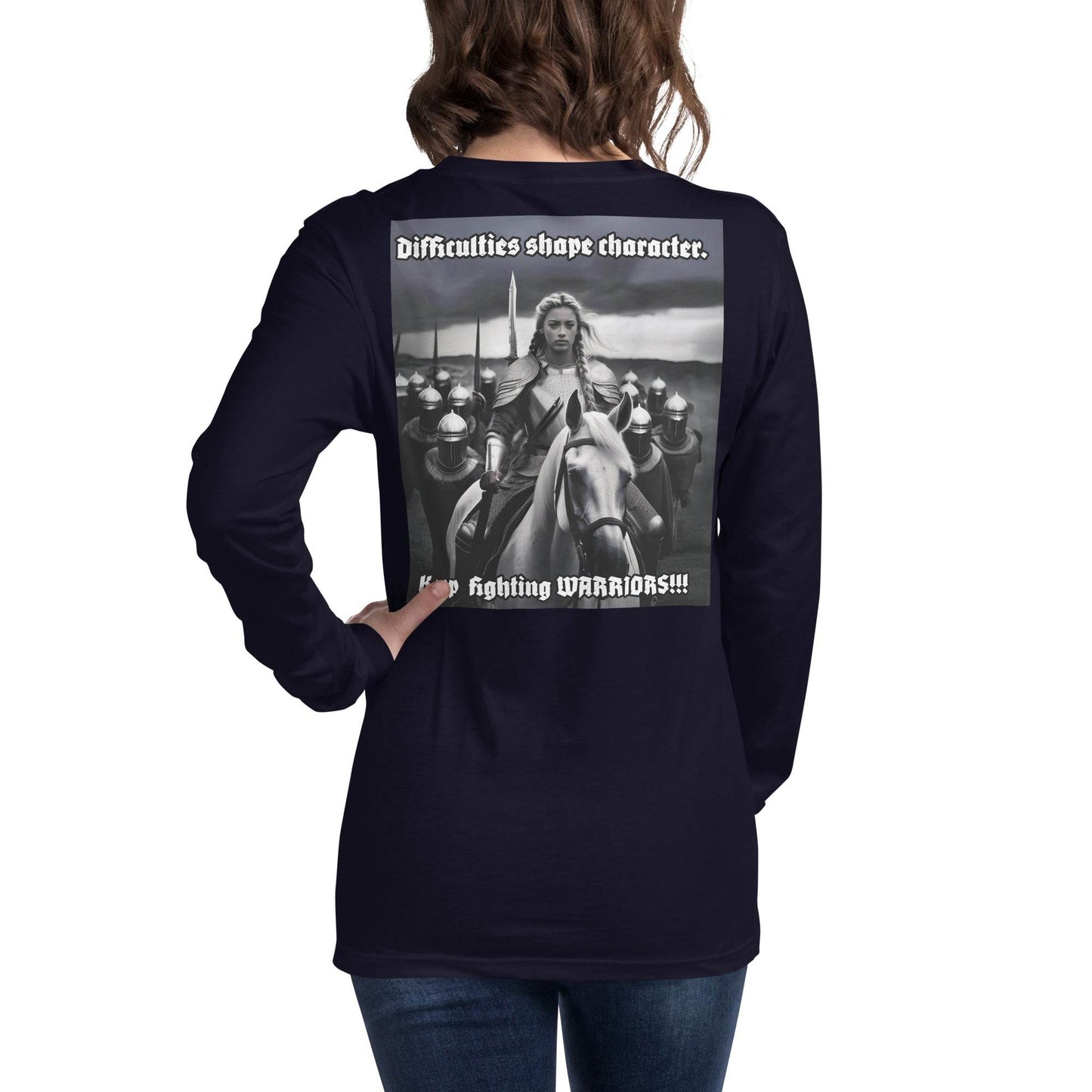 Unisex Long Sleeve 100% cotton Sweatshirt Design #14 - Monk&Nun UnisexClothing