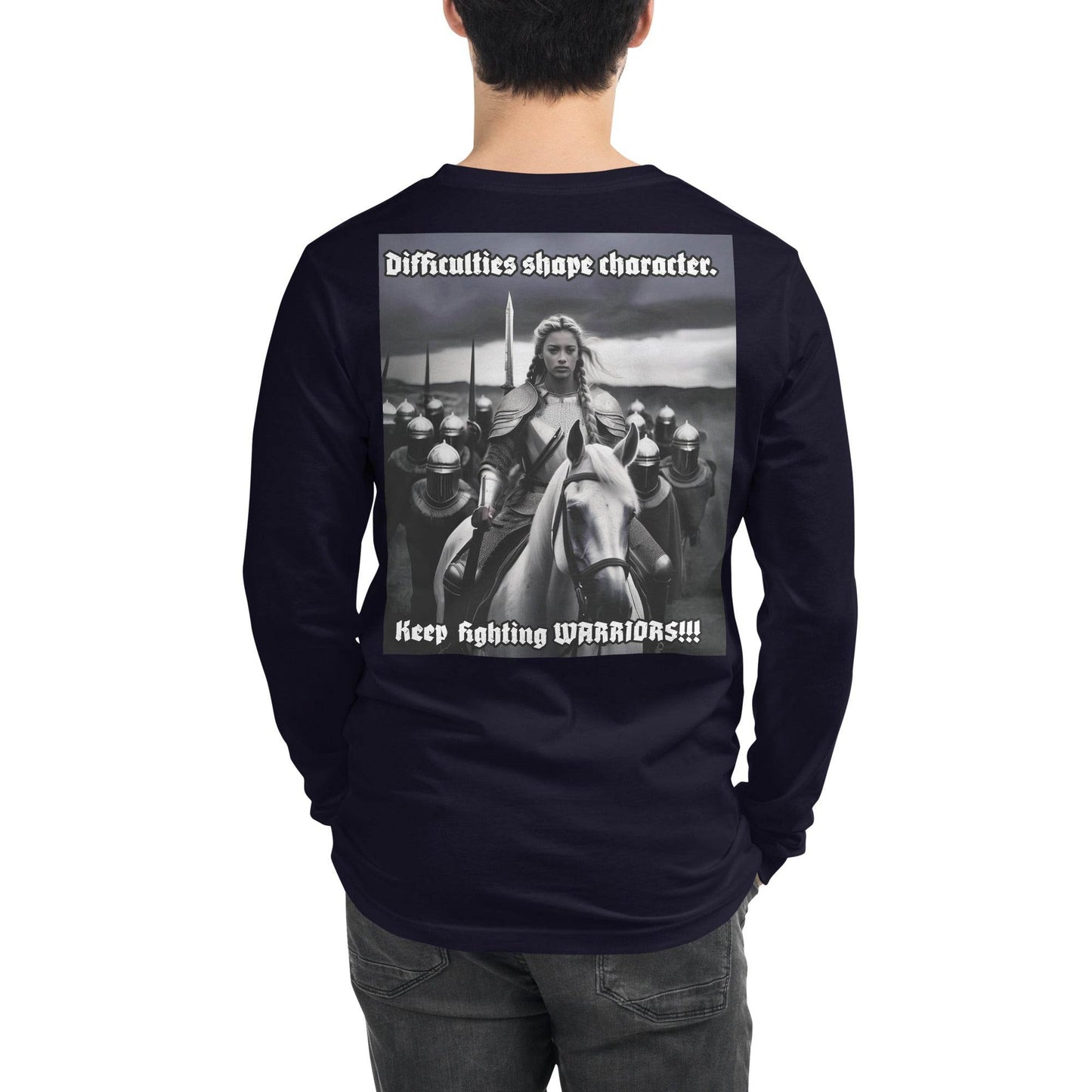 Unisex Long Sleeve 100% cotton Sweatshirt Design #14 - Monk&Nun UnisexClothing