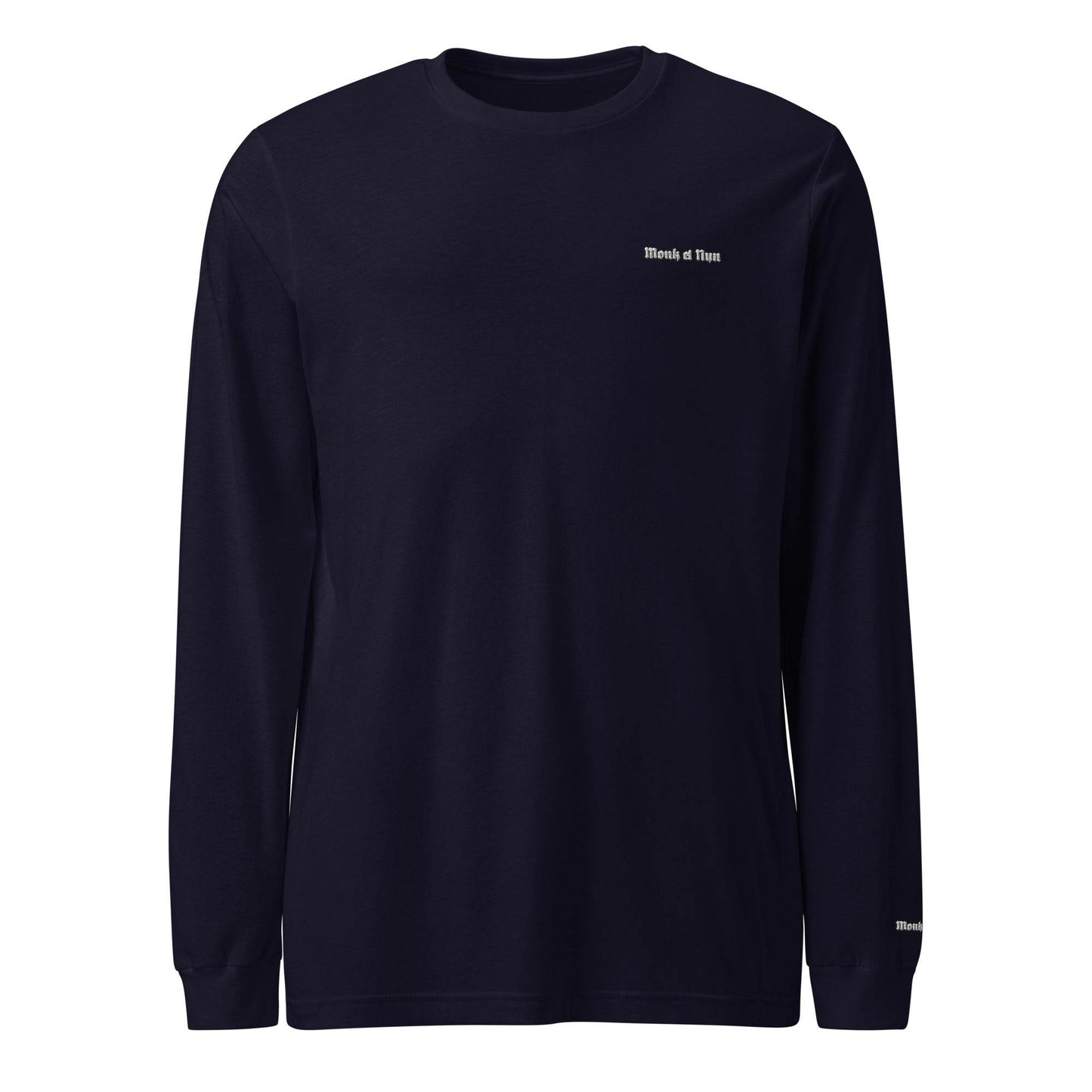 Unisex Long Sleeve 100% cotton Sweatshirt Always think positive - Monk&Nun UnisexClothing