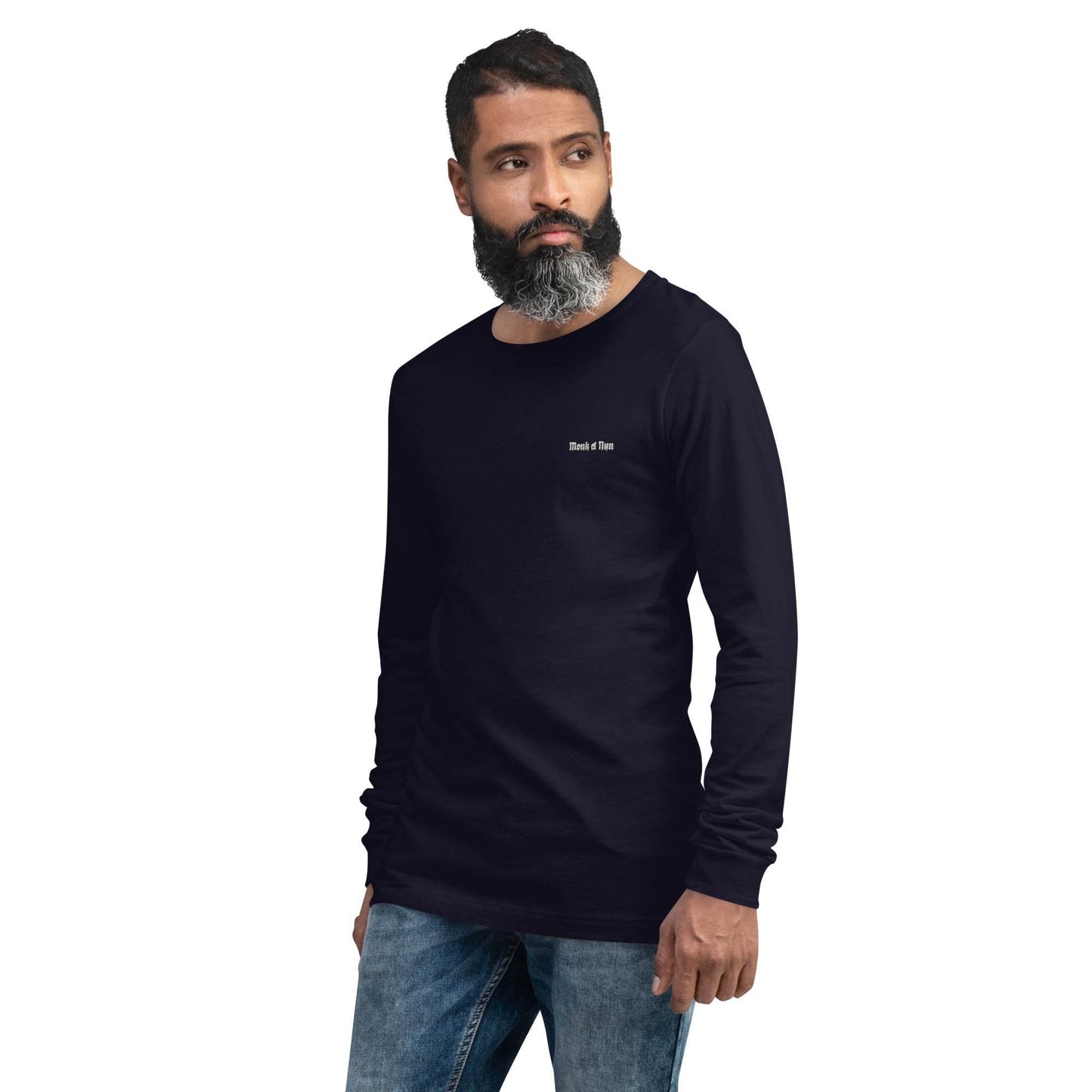 Unisex Long Sleeve 100% cotton Sweatshirt Always think positive - Monk&Nun UnisexClothing
