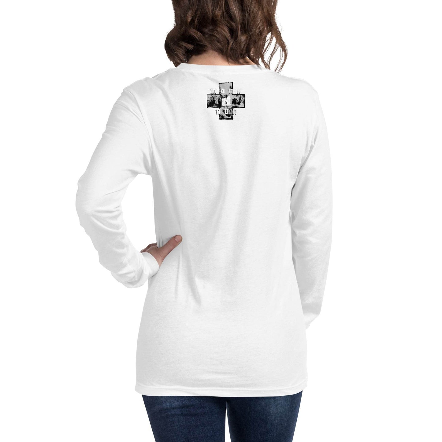 Unisex Long Sleeve 100% cotton Sweatshirt Always think positive - Monk&Nun UnisexClothing
