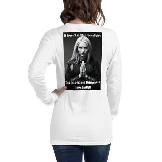 Unisex Long Sleeve 100% cotton Sweatshirt Design #3 - Monk&Nun UnisexClothing