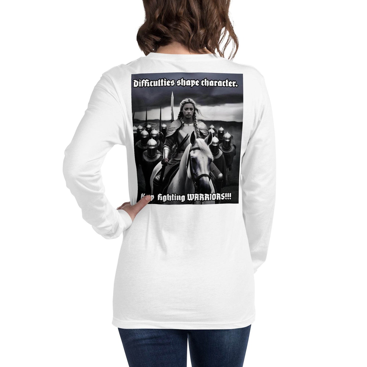 Unisex Long Sleeve 100% cotton Sweatshirt Design #14 - Monk&Nun UnisexClothing