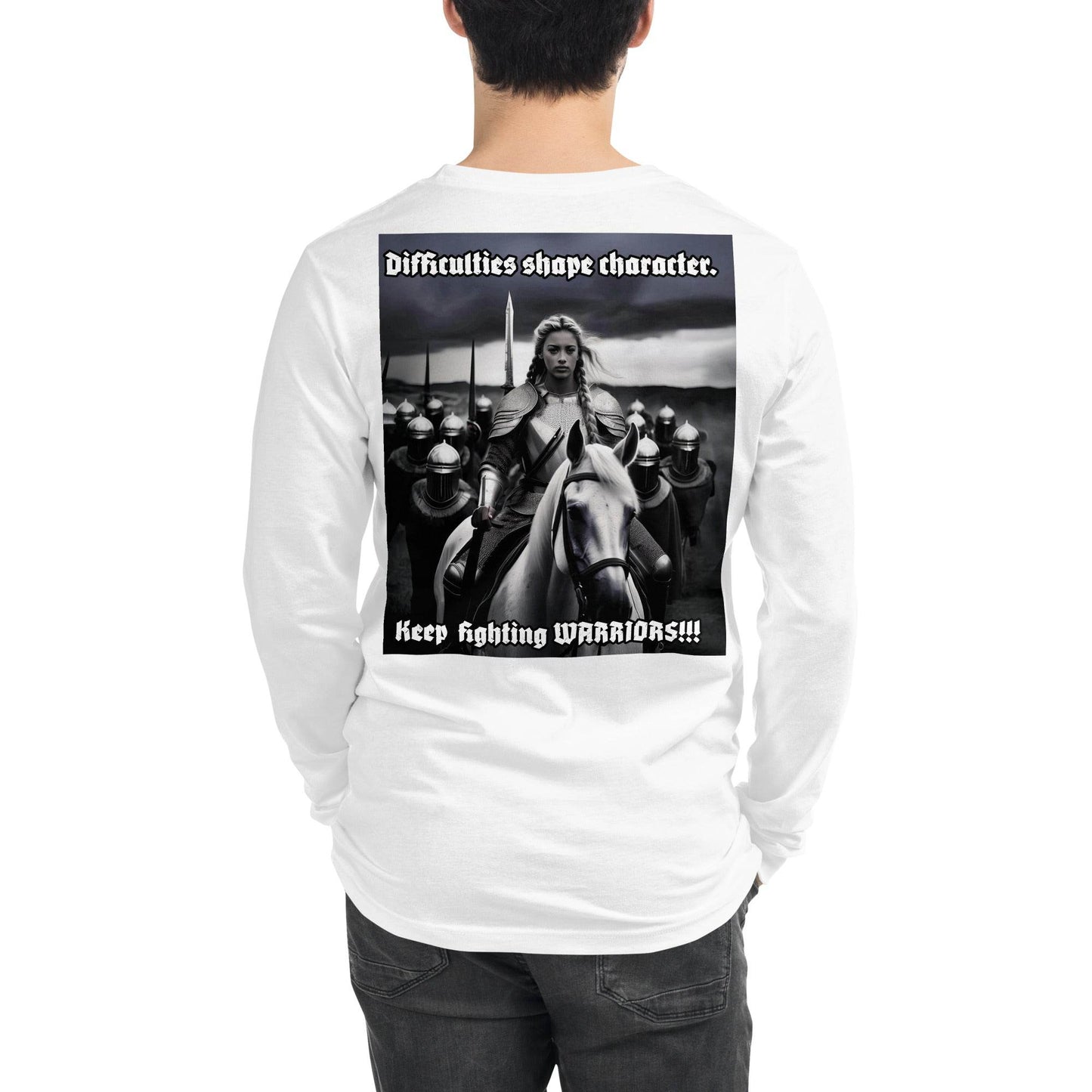 Unisex Long Sleeve 100% cotton Sweatshirt Design #14 - Monk&Nun UnisexClothing