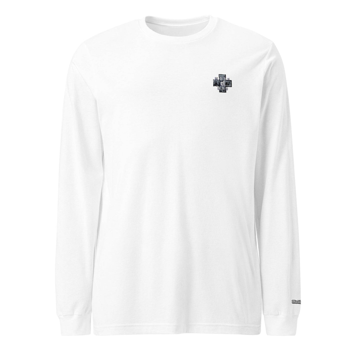 Unisex Long Sleeve 100% cotton Sweatshirt Always think positive front - Monk&Nun UnisexClothing