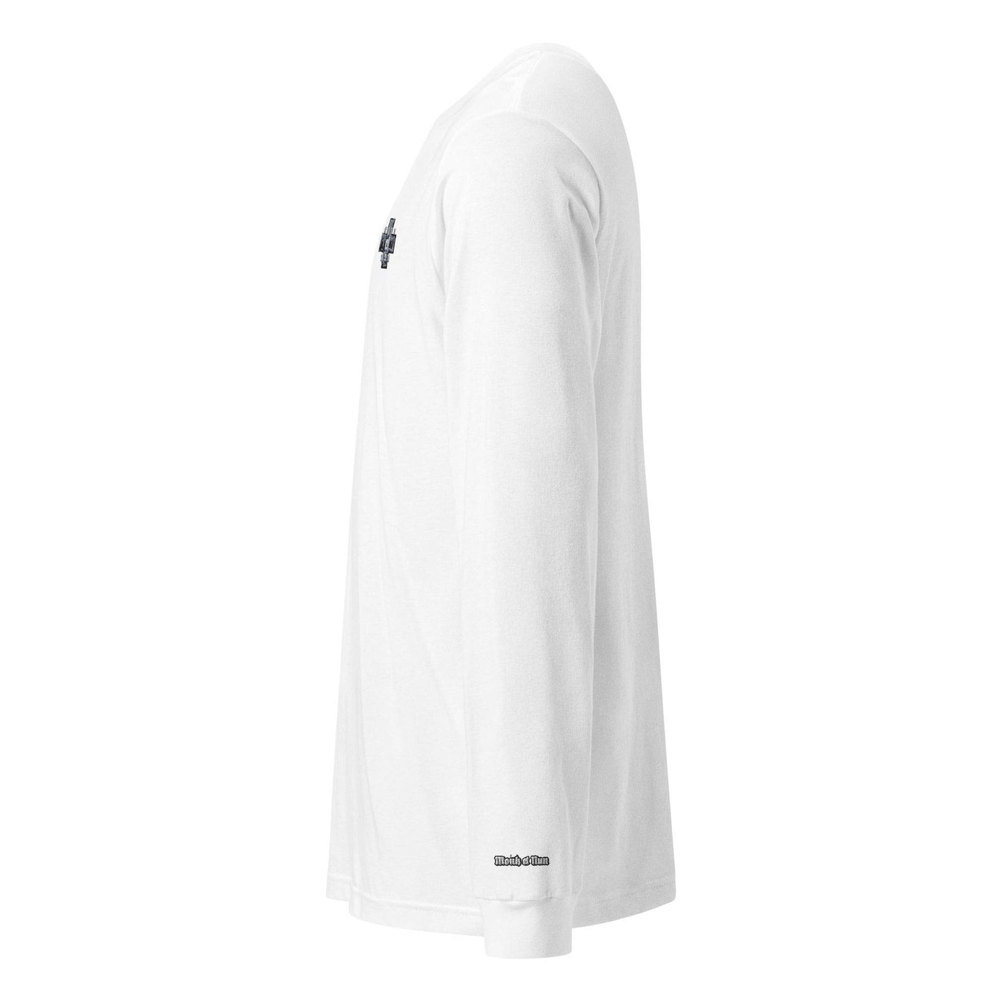 Unisex Long Sleeve 100% cotton Sweatshirt Always think positive front - Monk&Nun UnisexClothing