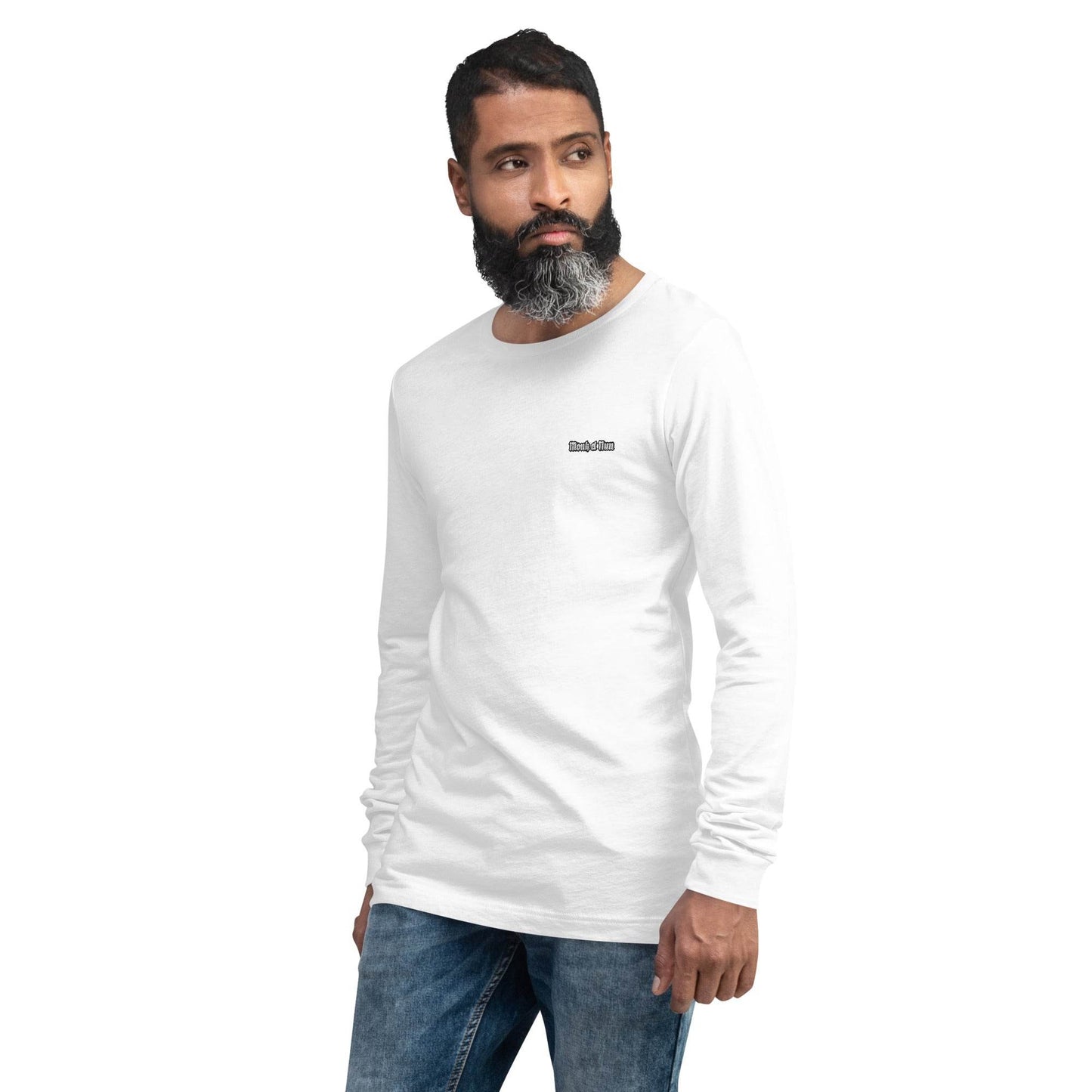 Unisex Long Sleeve 100% cotton Sweatshirt Always think positive - Monk&Nun UnisexClothing