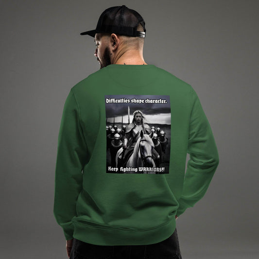 Unisex organic 80% cotton sweatshirt Design #14 - Monk&Nun UnisexClothing