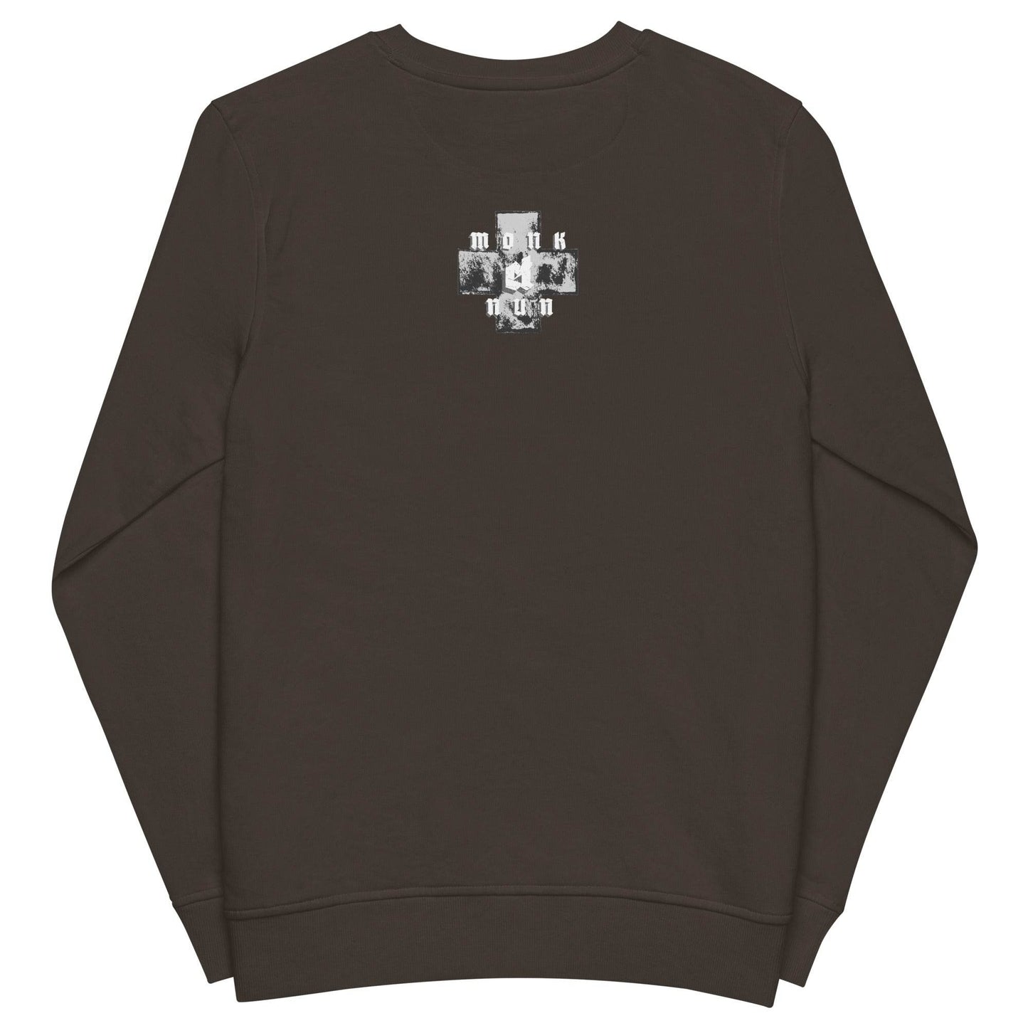 Unisex organic 80% cotton sweatshirt Always think positive - Monk&Nun UnisexClothing