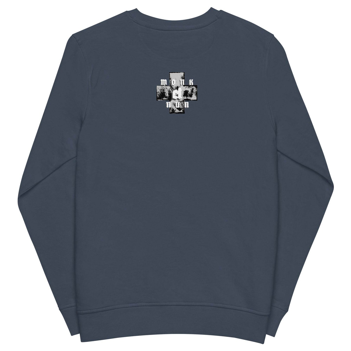 Unisex organic 80% cotton sweatshirt Always think positive - Monk&Nun UnisexClothing