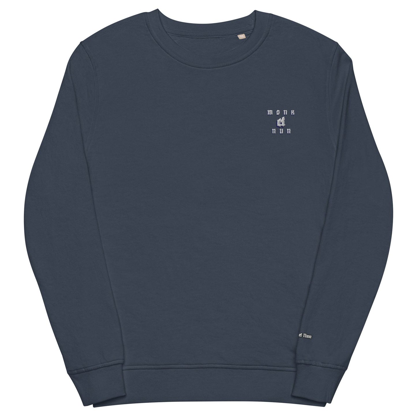Unisex organic 80% cotton sweatshirt Always think positive - Monk&Nun UnisexClothing
