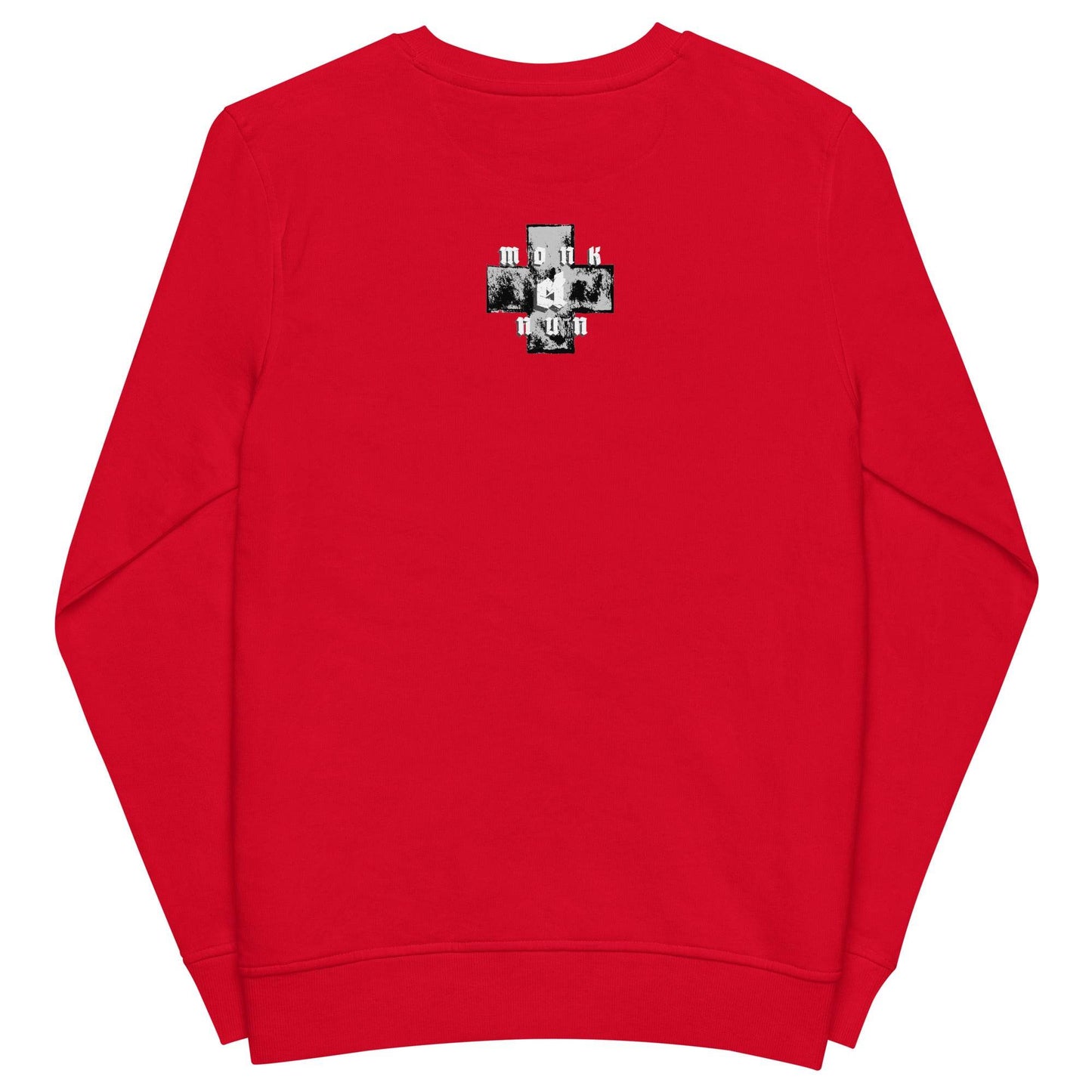 Unisex organic 80% cotton sweatshirt Always think positive - Monk&Nun UnisexClothing