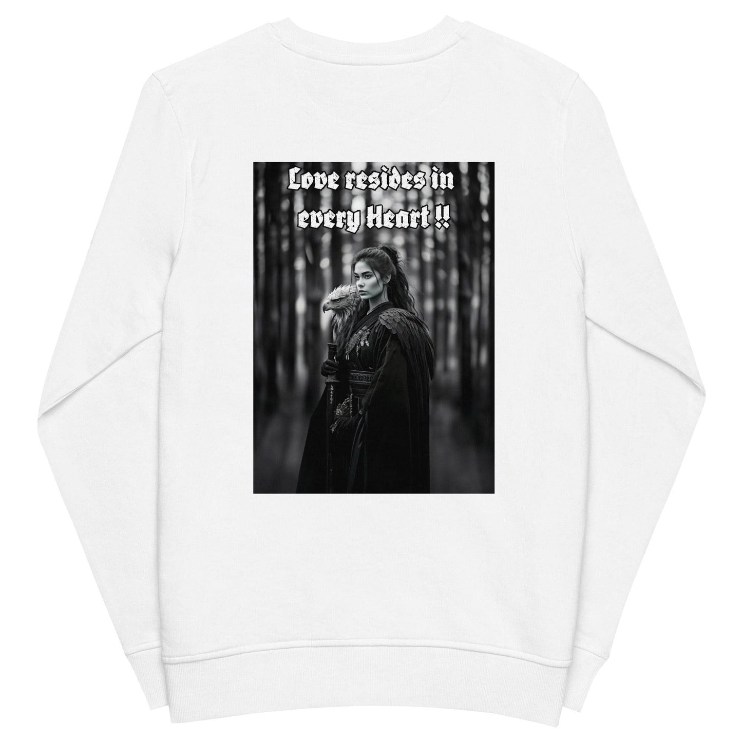 Unisex organic 80% cotton sweatshirt Design #1 - Monk&Nun UnisexClothing