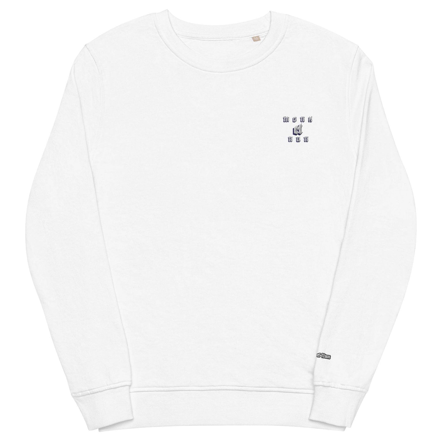 Unisex organic 80% cotton sweatshirt Always think positive - Monk&Nun UnisexClothing