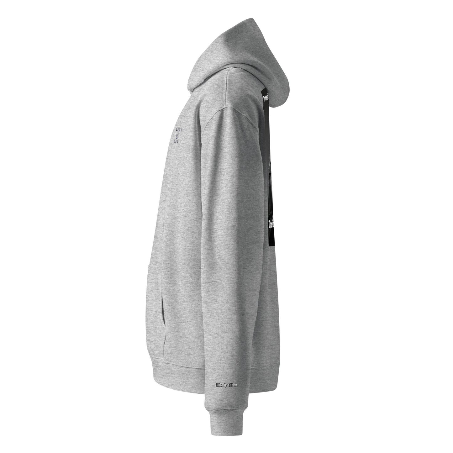 Unisex oversized 80% cotton Hoodie Design #3 - Monk&Nun UnisexClothing