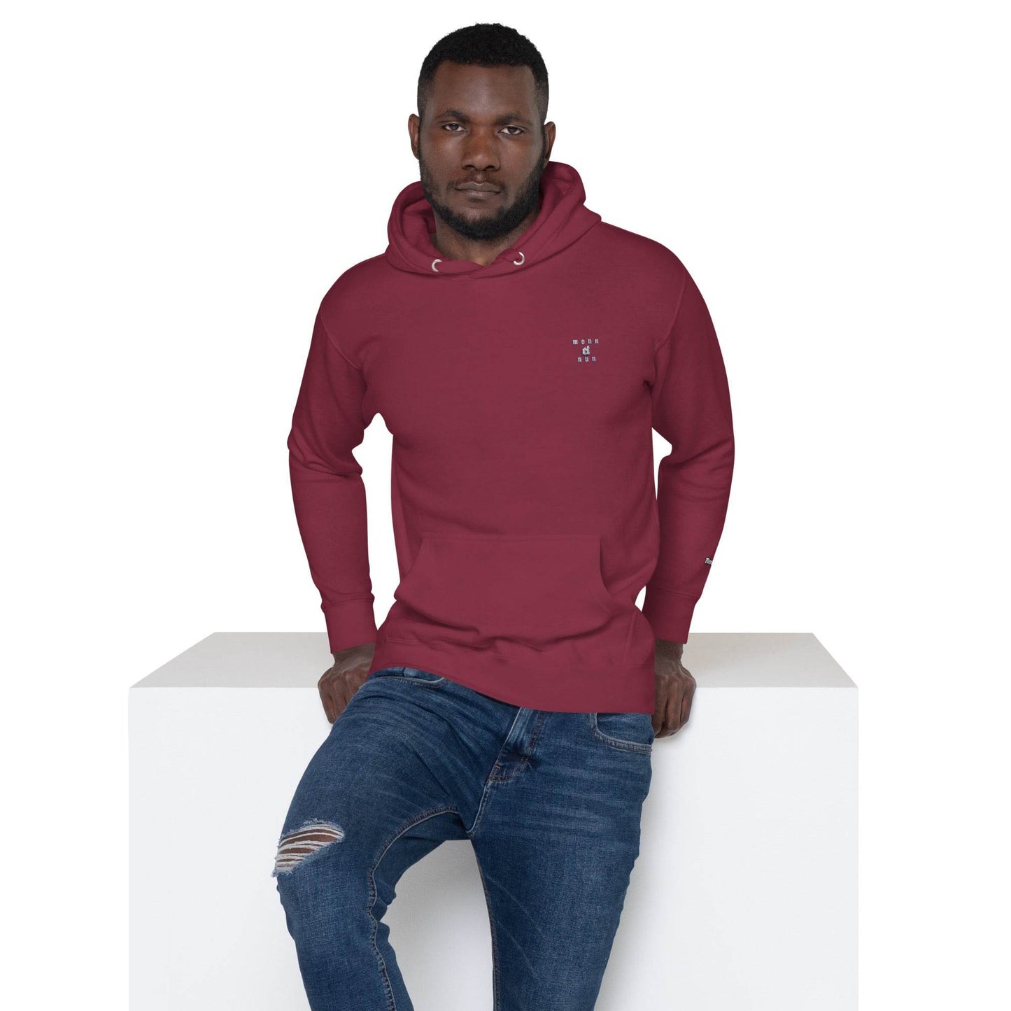 Unisex Premium 100% cotton Hoodie Always think positive - Monk&Nun UnisexClothing