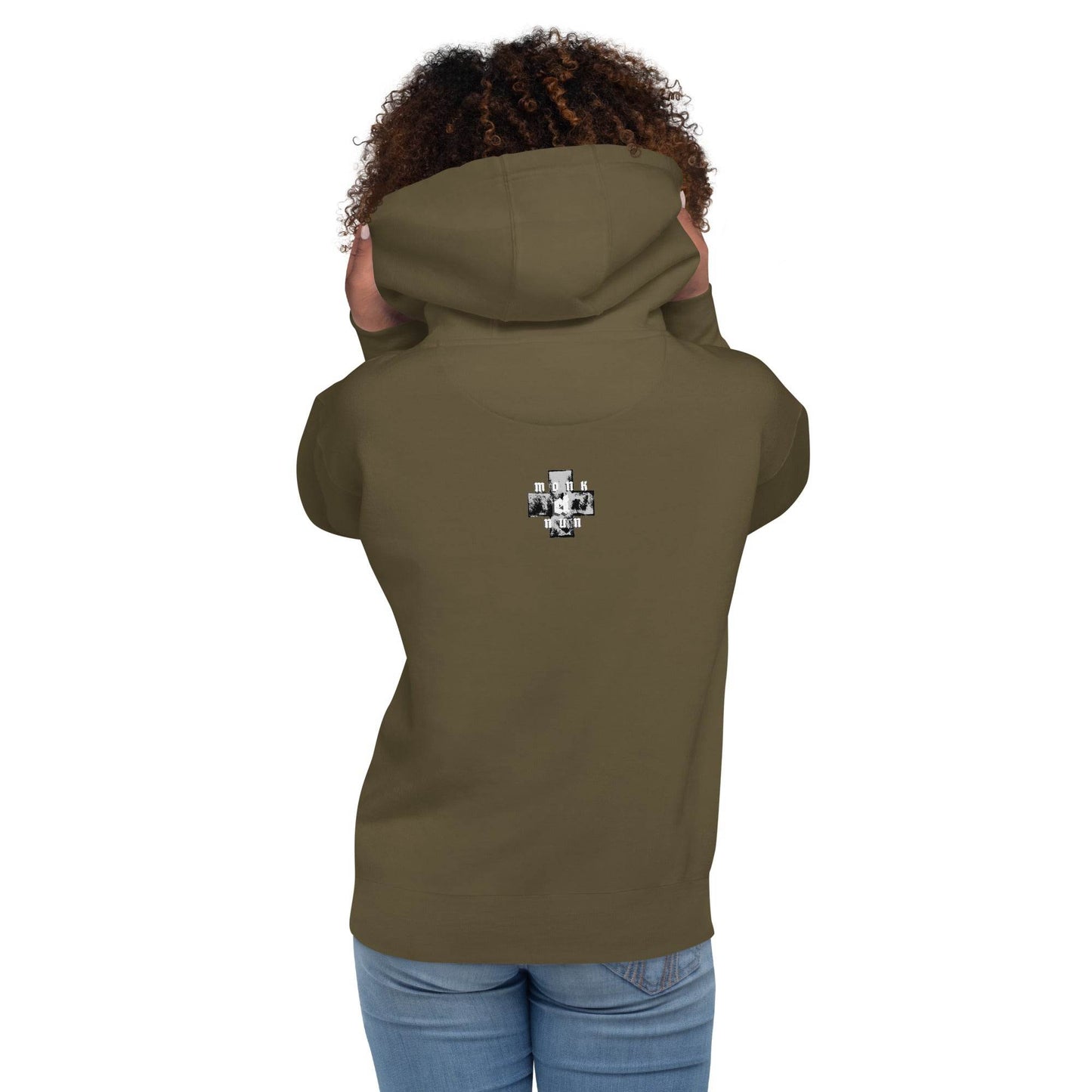 Unisex Premium 100% cotton Hoodie Always think positive - Monk&Nun UnisexClothing