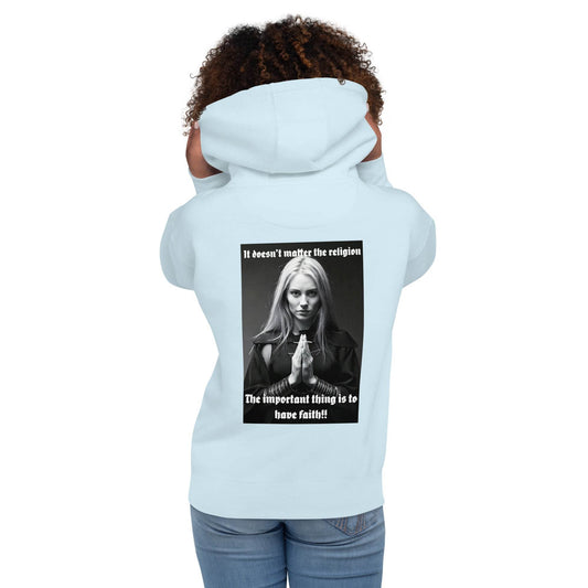 Unisex Premium 100% cotton Hoodie Design #3 - Monk&Nun UnisexClothing