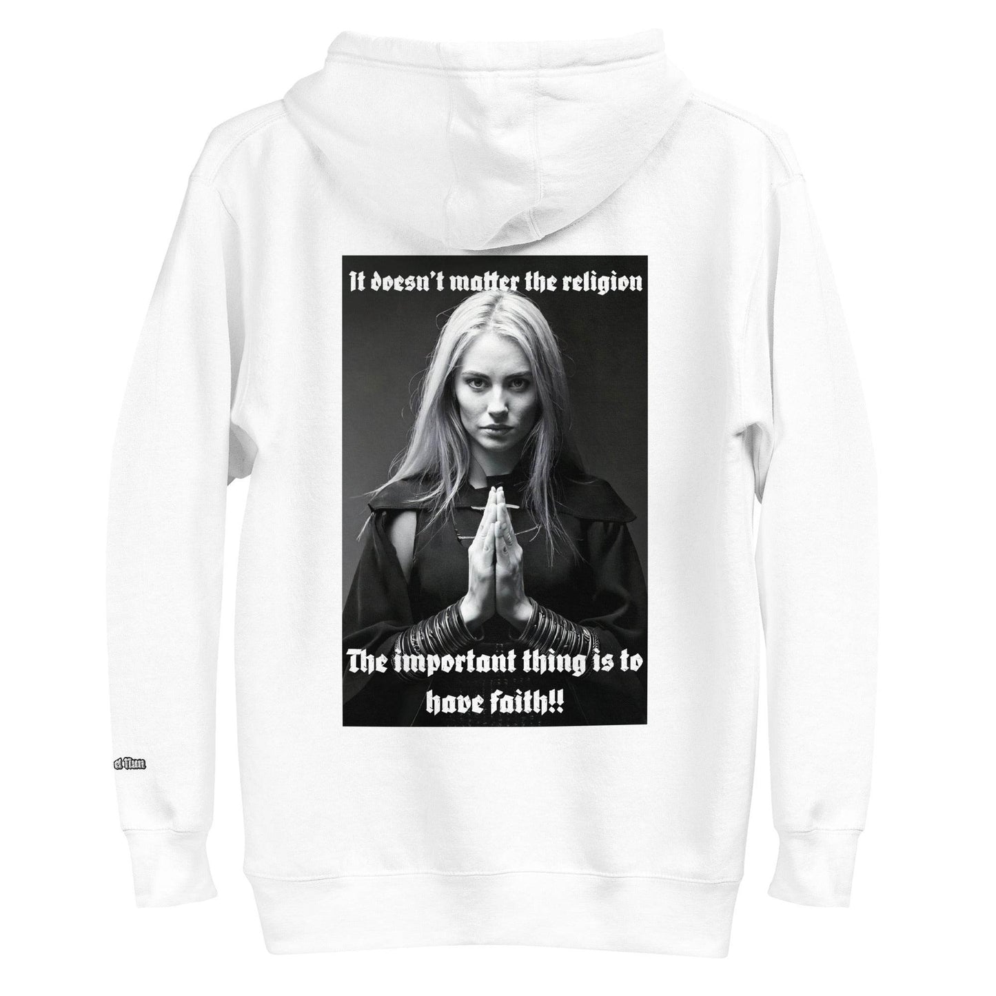 Unisex Premium 100% cotton Hoodie Design #3 - Monk&Nun UnisexClothing