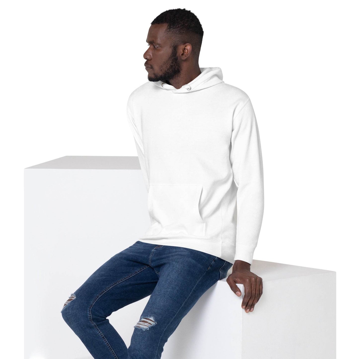 Unisex Premium 100% cotton Hoodie Always think positive - Monk&Nun UnisexClothing