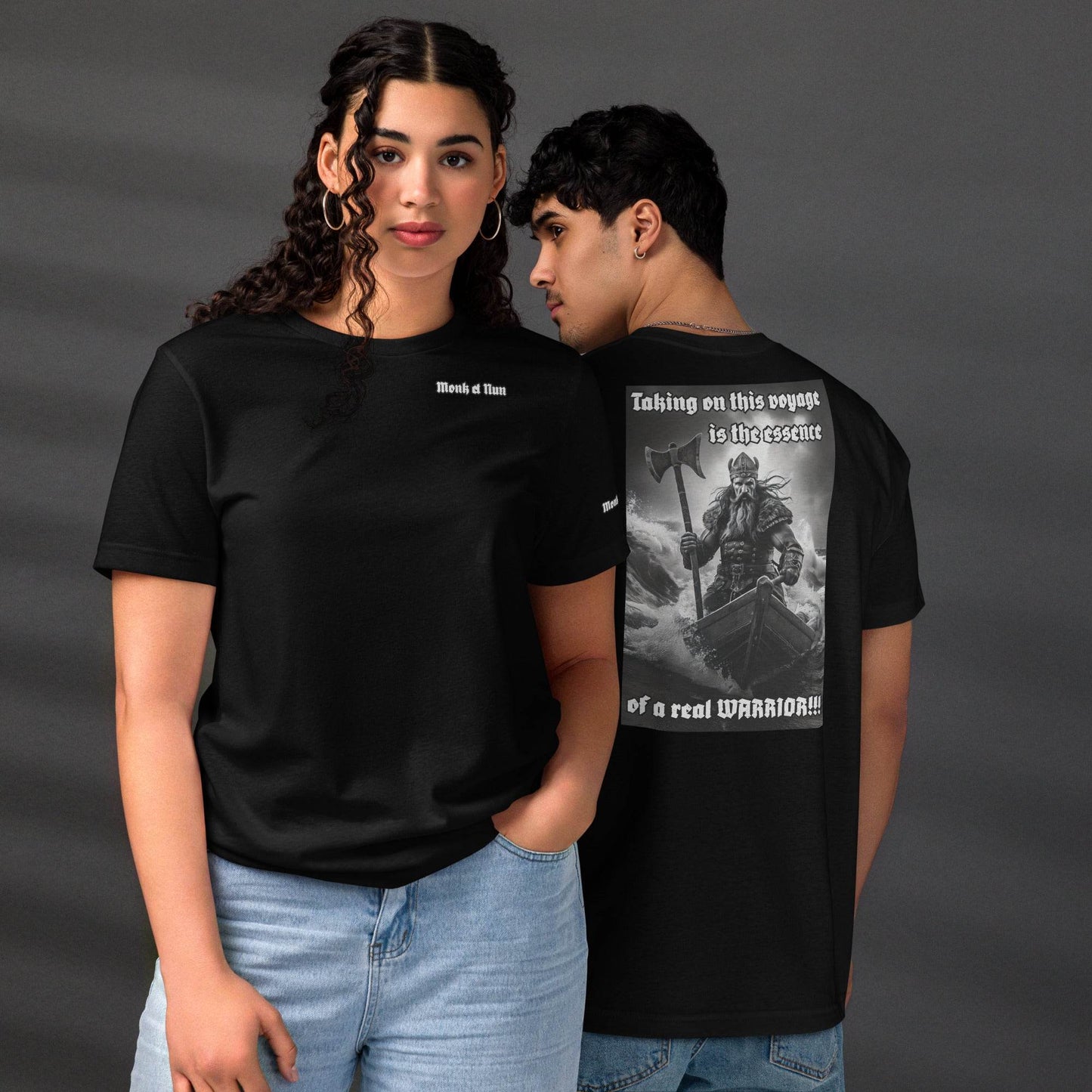 Unisex staple eco t-shirt Design #12 - Monk&Nun UnisexClothing