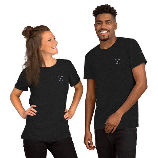 Unisex 100% combed and ring-spun cotton t-shirt Always think positive - Monk&Nun UnisexClothing