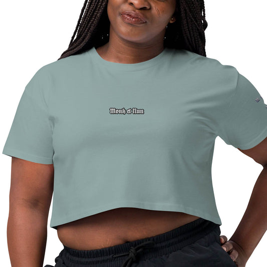 Women’s crop top t-shirt 100% cotton Design #1 - Monk&Nun UnisexClothing