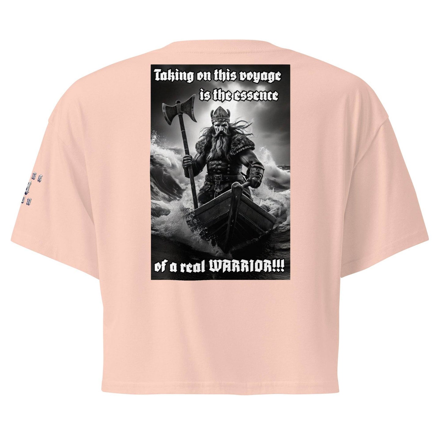 Women’s crop top t-shirt 100% cotton Design #12 - Monk&Nun UnisexClothing