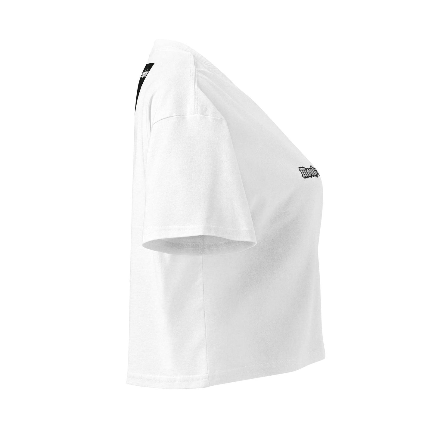 Women’s crop top t-shirt 100% cotton Design #3 - Monk&Nun UnisexClothing