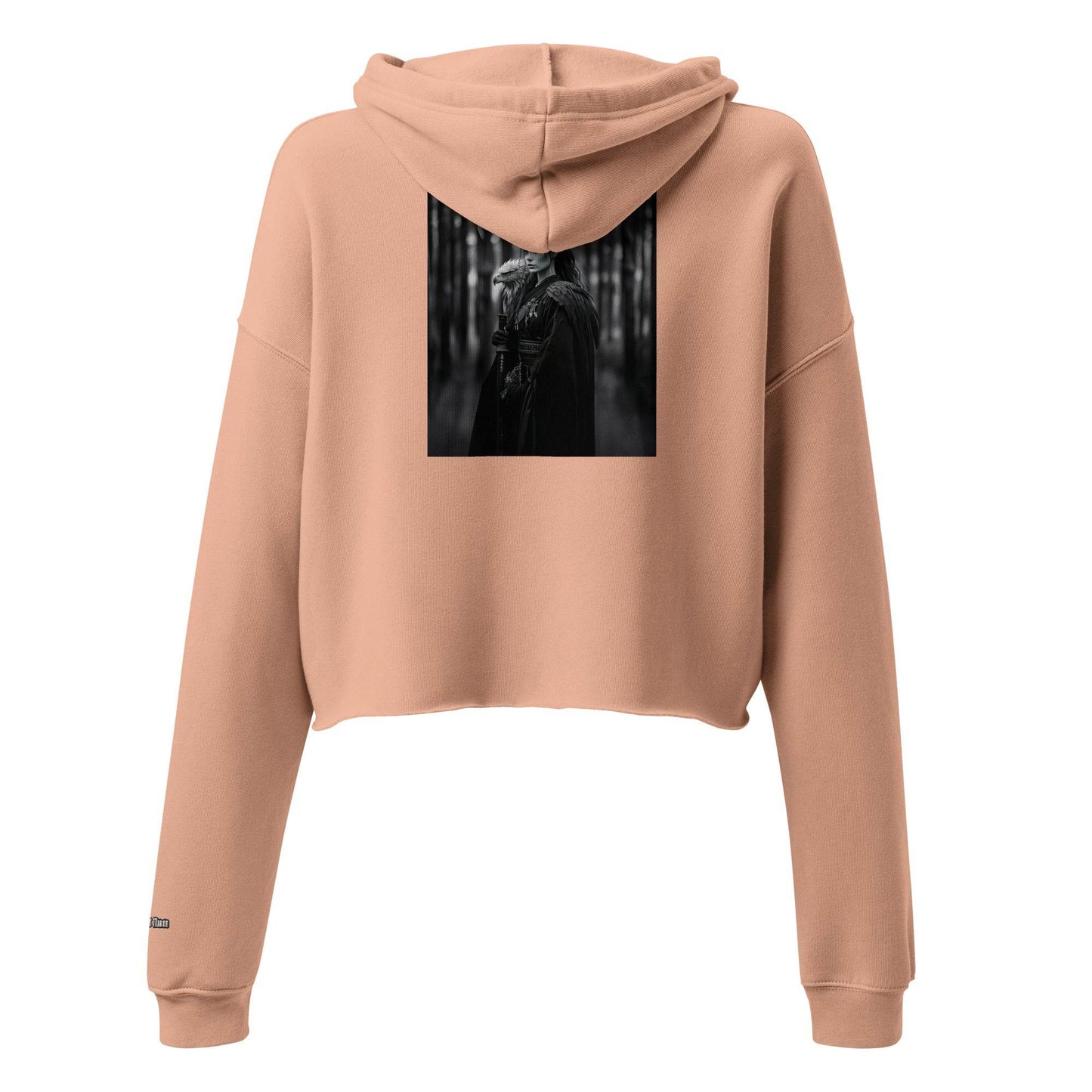 Women’s Crop 50% cotton Hoodie Design #1 - Monk&Nun UnisexClothing