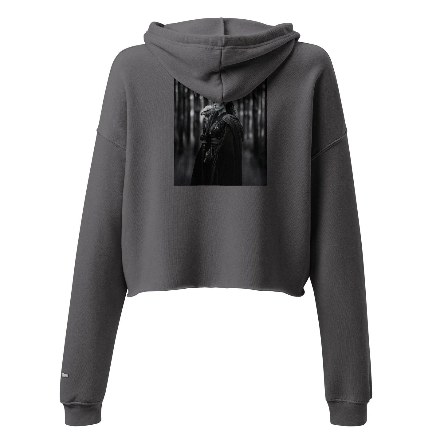 Women’s Crop 50% cotton Hoodie Design #1 - Monk&Nun UnisexClothing